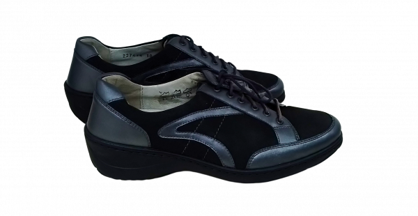 Waldläufer Schuhe Gr. 37 Halbschuhe Schwarz