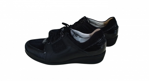 Waldläufer Schuhe Gr. 37 Halbschuhe Schwarz