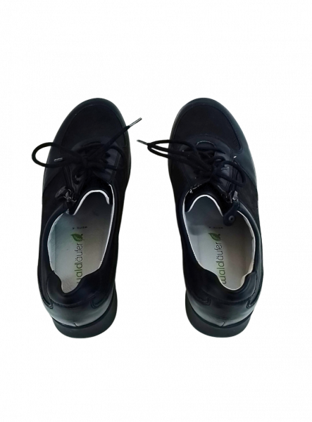 Waldläufer Schuhe Gr. 38 Halbschuhe Schwarz