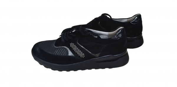 Waldläufer Schuhe Gr. 39 Halbschuhe Schwarz