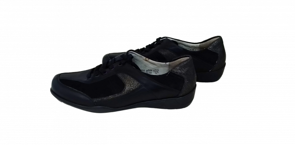 Waldläufer Schuhe Gr. 37 Halbschuhe Schwarz