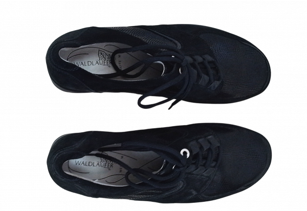 Waldläufer Schuhe Gr. 39 Halbschuhe Schwarz