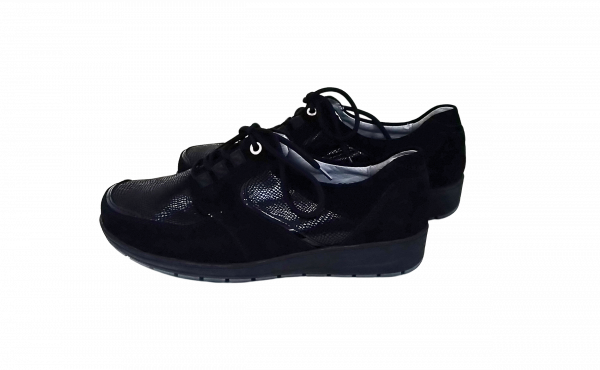 Waldläufer Schuhe Gr. 39 Halbschuhe Schwarz