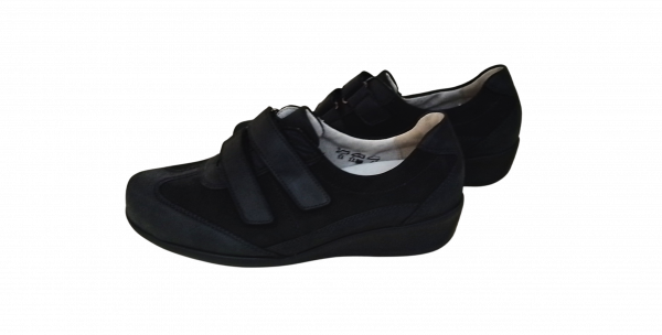 Waldläufer Schuhe Gr. 36 ½ Halbschuhe Schwarz