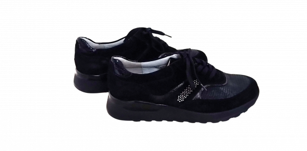 Waldläufer Schuhe Gr. 40 Halbschuhe Schwarz
