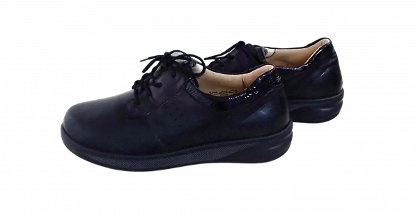 Waldläufer Schuhe Gr. 39 Halbschuhe Schwarz