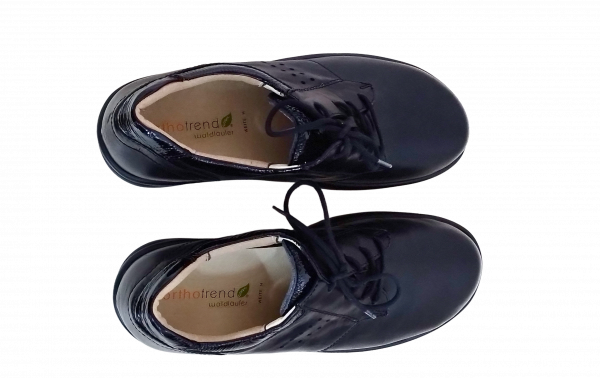 Waldläufer Schuhe Gr. 39 Halbschuhe Schwarz