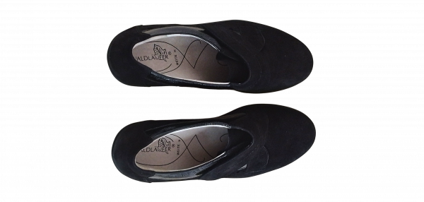Waldläufer Schuhe Gr. 39 Halbschuhe Schwarz Nero