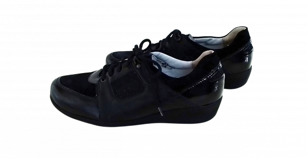 Waldläufer Schuhe Gr. 39 Halbschuhe Schwarz