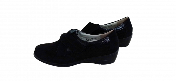 Waldläufer Schuhe Gr. 39 Halbschuhe Schwarz Nero