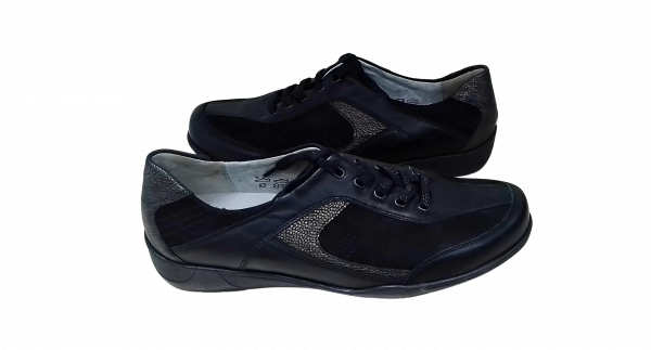 Waldläufer Schuhe Gr. 39 Halbschuhe Schwarz