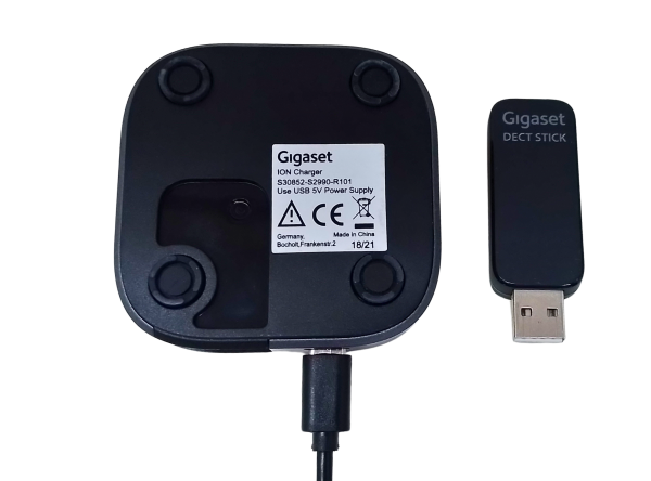 Gigaset Ion Freisprecheinrichtung mit Handset USB-Ladestation