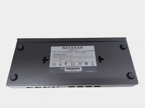 Netgear GS108P 8-Port Gigabit 4 Port PoE Unmanaged Switch