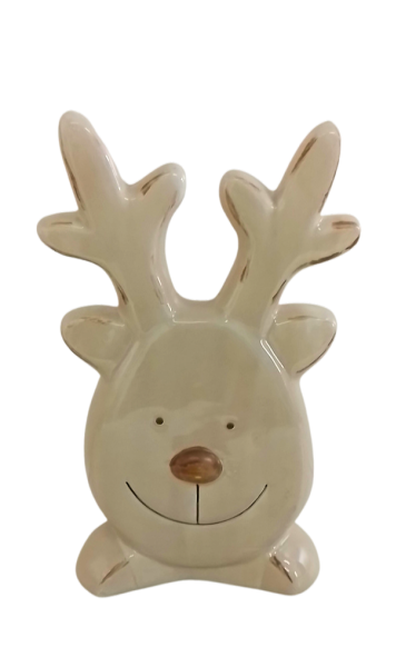 Gehlmann Porzellan Elch, 23cm Höhe