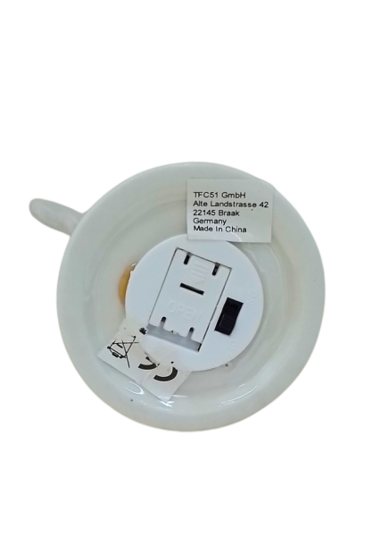 TFC51 Porzellan Engel mit LED, 13cm Höhe