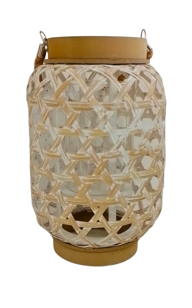 TFC51 Windlicht mit Holzlaterne, 30cm Höhe